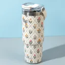 Sale Thermotrek ORCHID Stylish Floral Print Vacuum Insulated Tumbler – 900ml With Handle