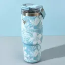 Sale Thermotrek ORCHID Stylish Floral Print Vacuum Insulated Tumbler – 900ml With Handle