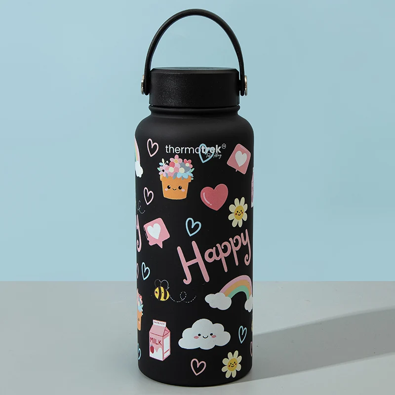 Thermotrek BOTANIC Premium Vacuum Insulated Flask Bottle with Handle — 950ml