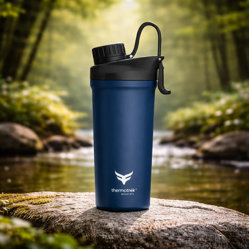 Thermotrek Hydrozen Vacuum Insulated Tumbler – 900ml (Muted Dusty Blue)