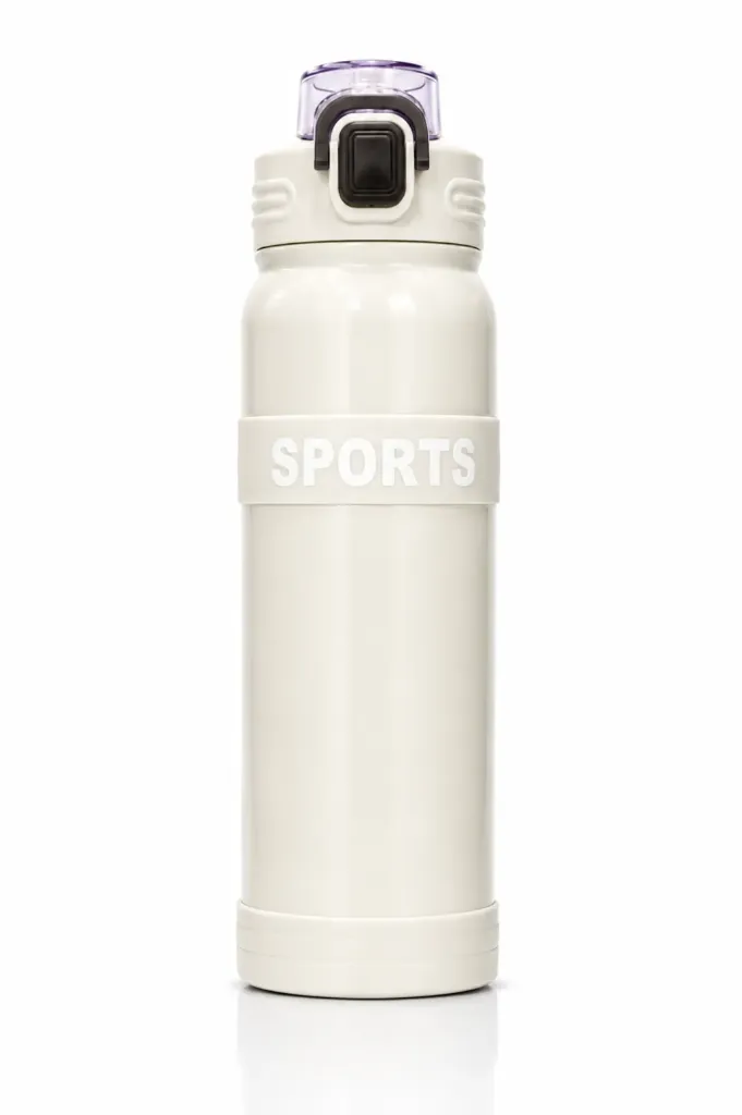 Stainless Steel Sports bottle - 700ml (Desert Ivory)